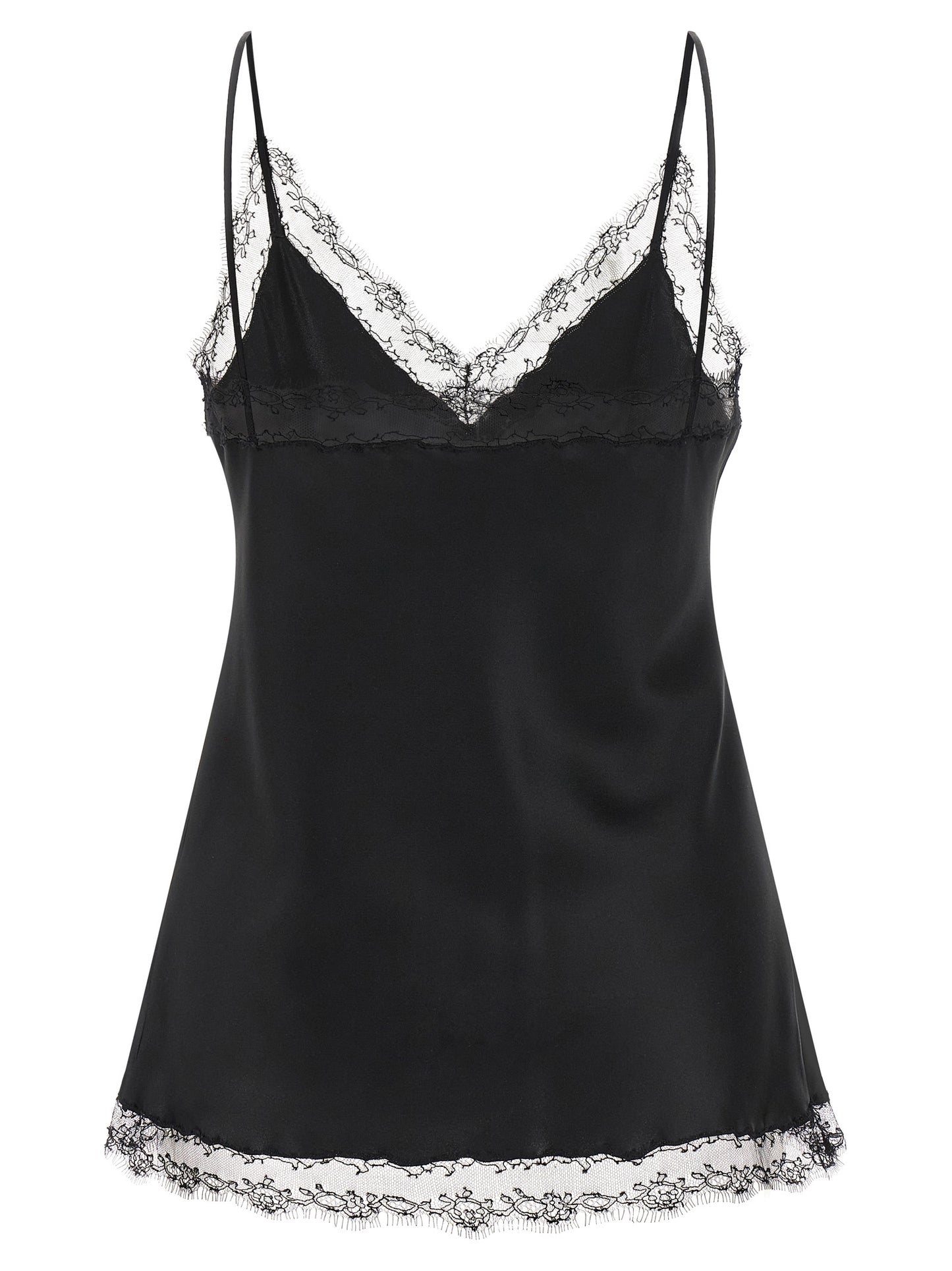 Ermanno Scervino Black Silk Lingerie