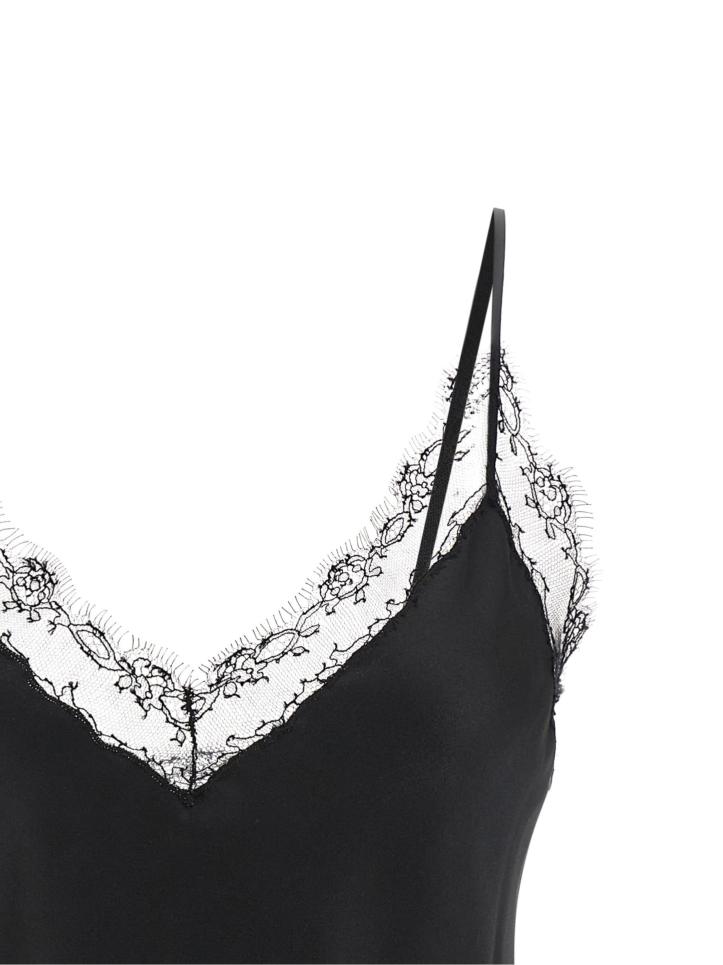 Ermanno Scervino Black Silk Lingerie