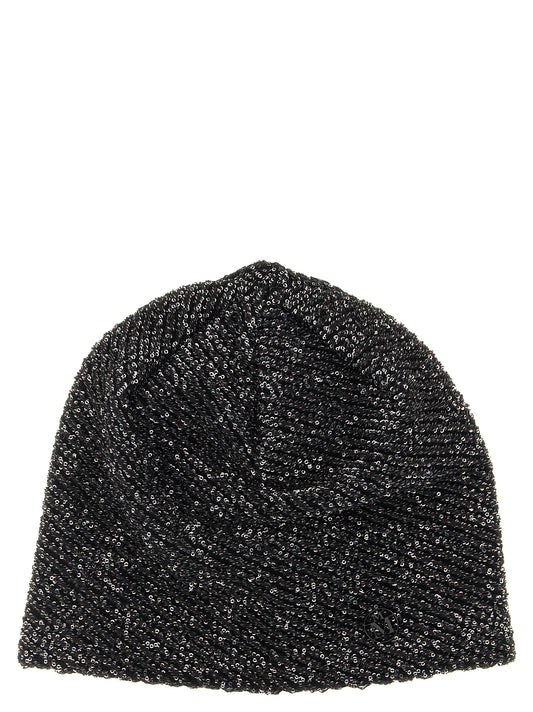 Maison Michel Black Wool Beanie