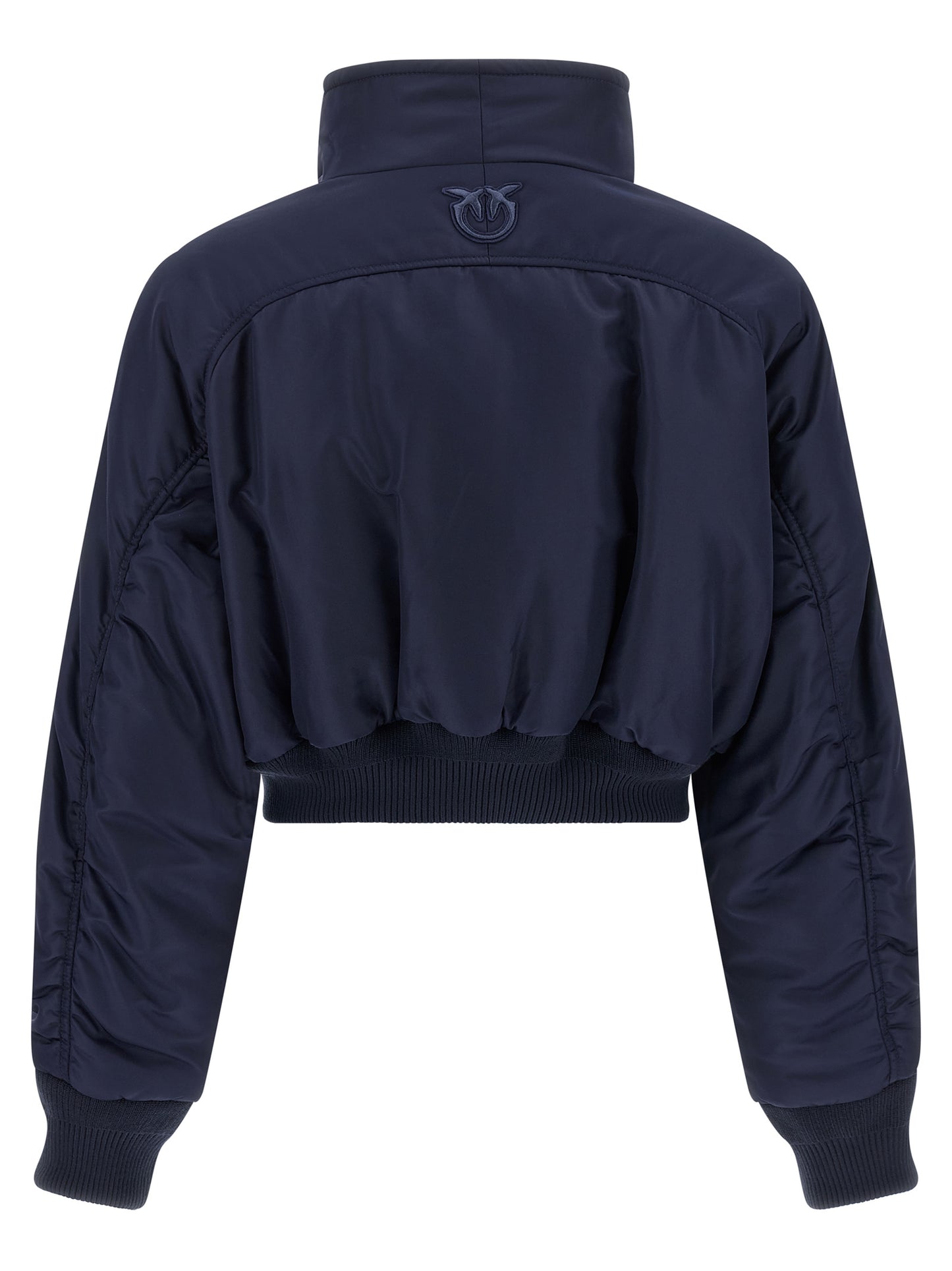 PINKO Blue Polyamide Bomber