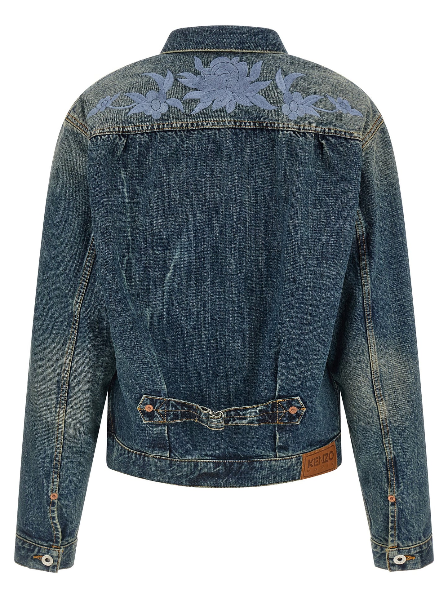 Kenzo Blue Cotton Denim Jacket