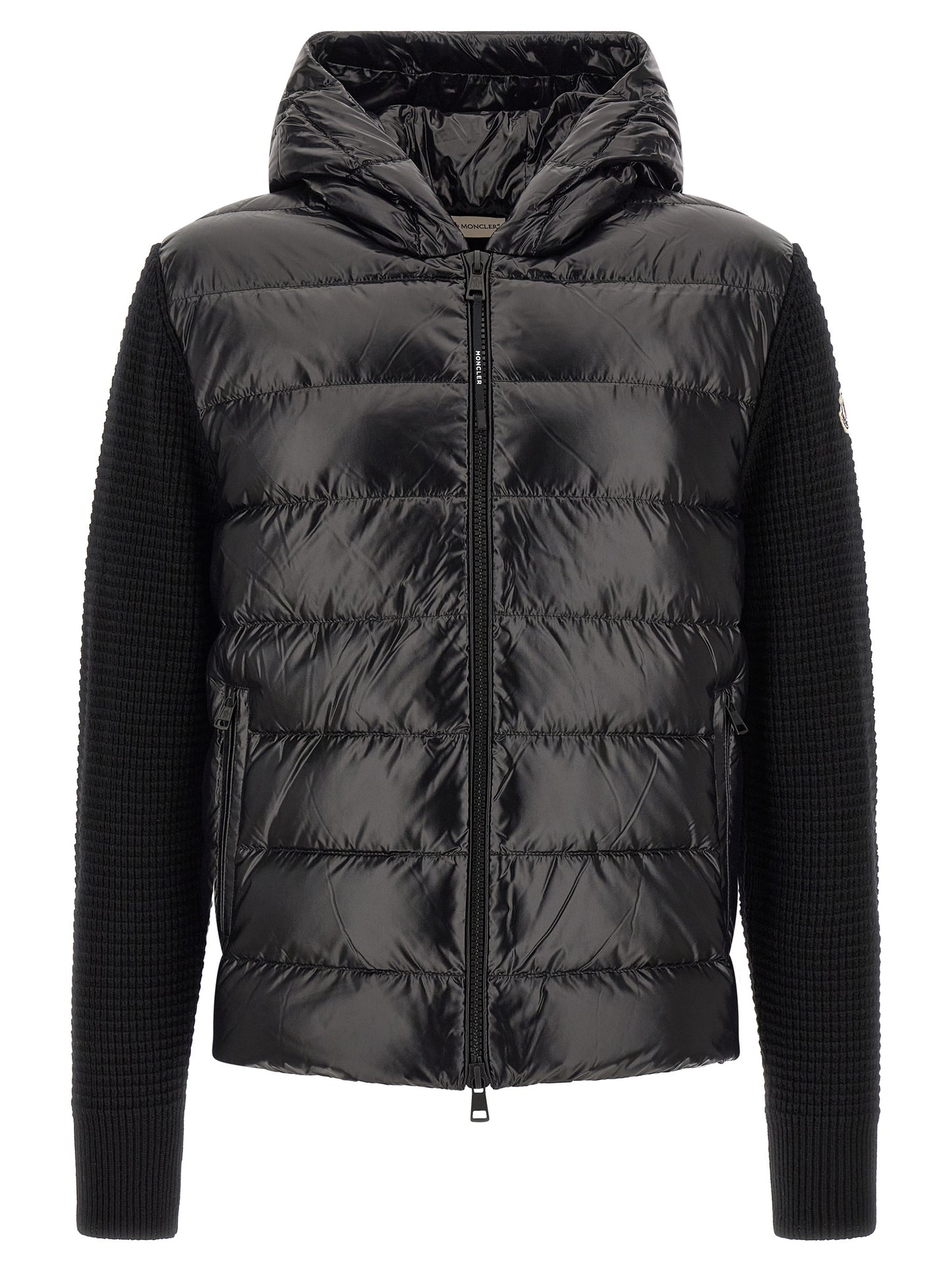 Moncler Black Polyamide Cardigan