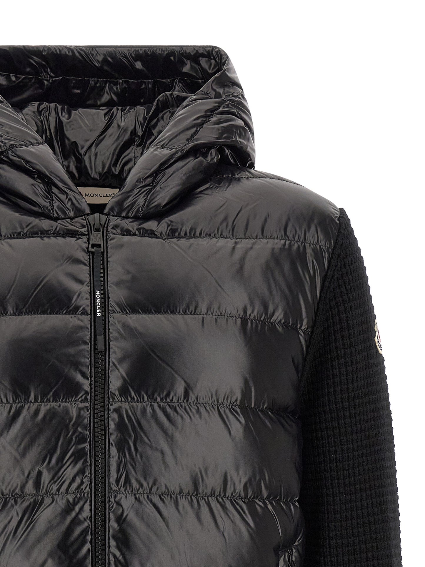 Moncler Black Polyamide Cardigan