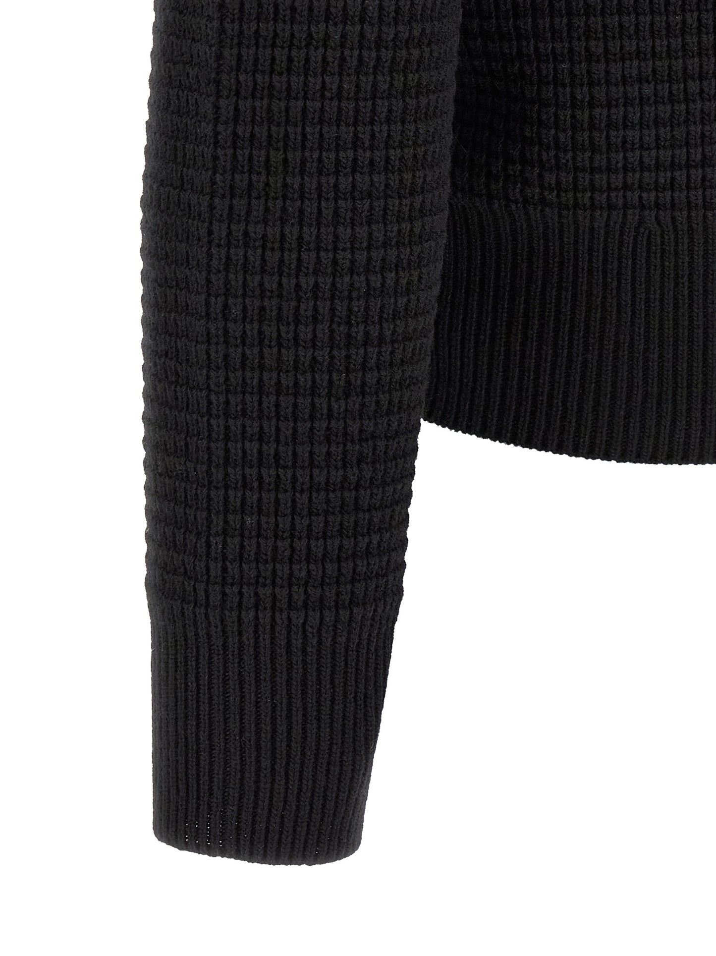 Moncler Black Polyamide Cardigan
