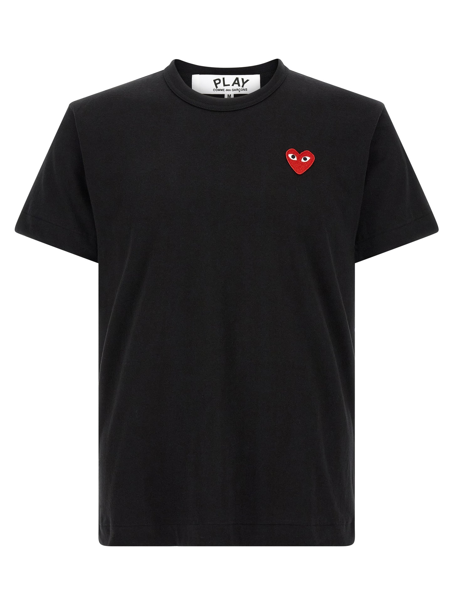 Comme Des Garçons Play Black Cotton T-Shirt