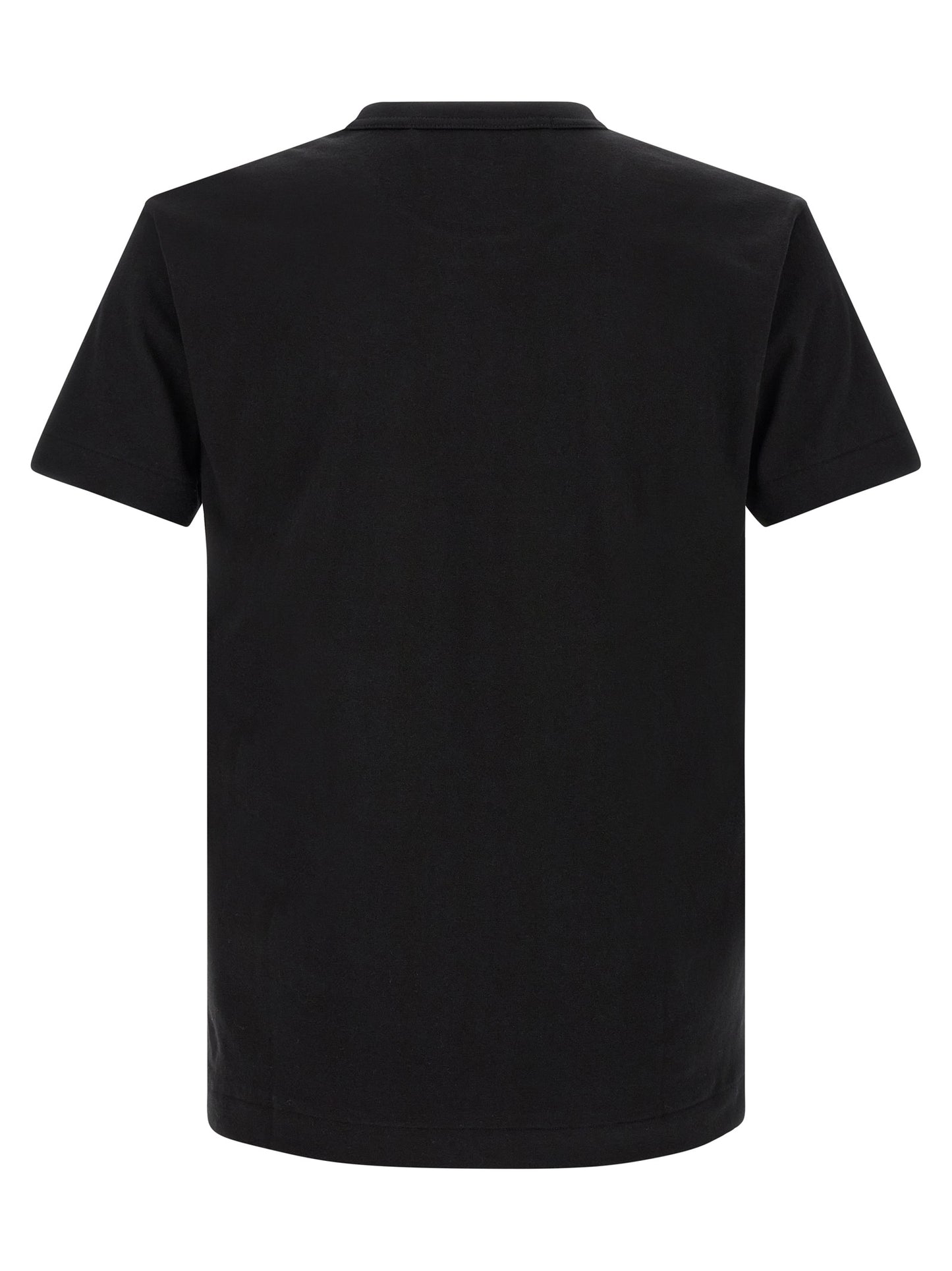 Comme Des Garçons Play Black Cotton T-Shirt