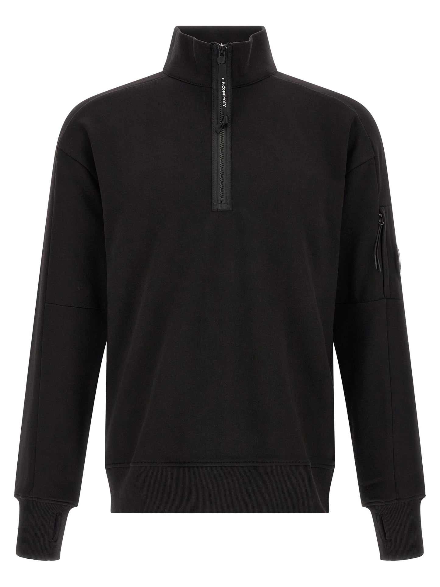C.P. Company Black Cotton Sweatshirt