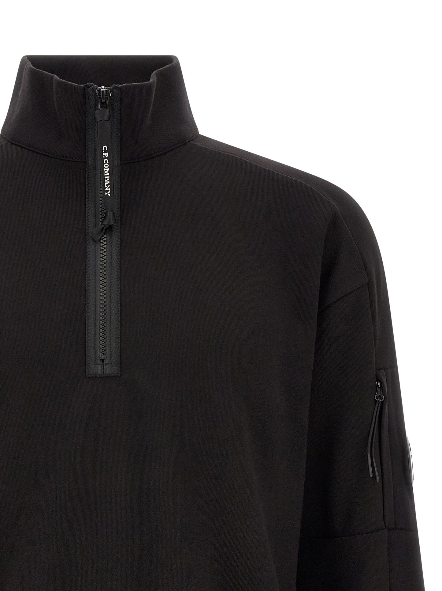 C.P. Company Black Cotton Sweatshirt