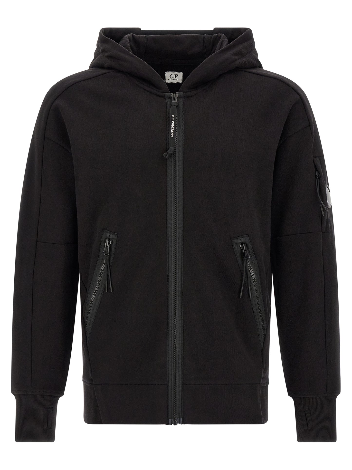 C.P. Company Black Cotton Sweatshirt
