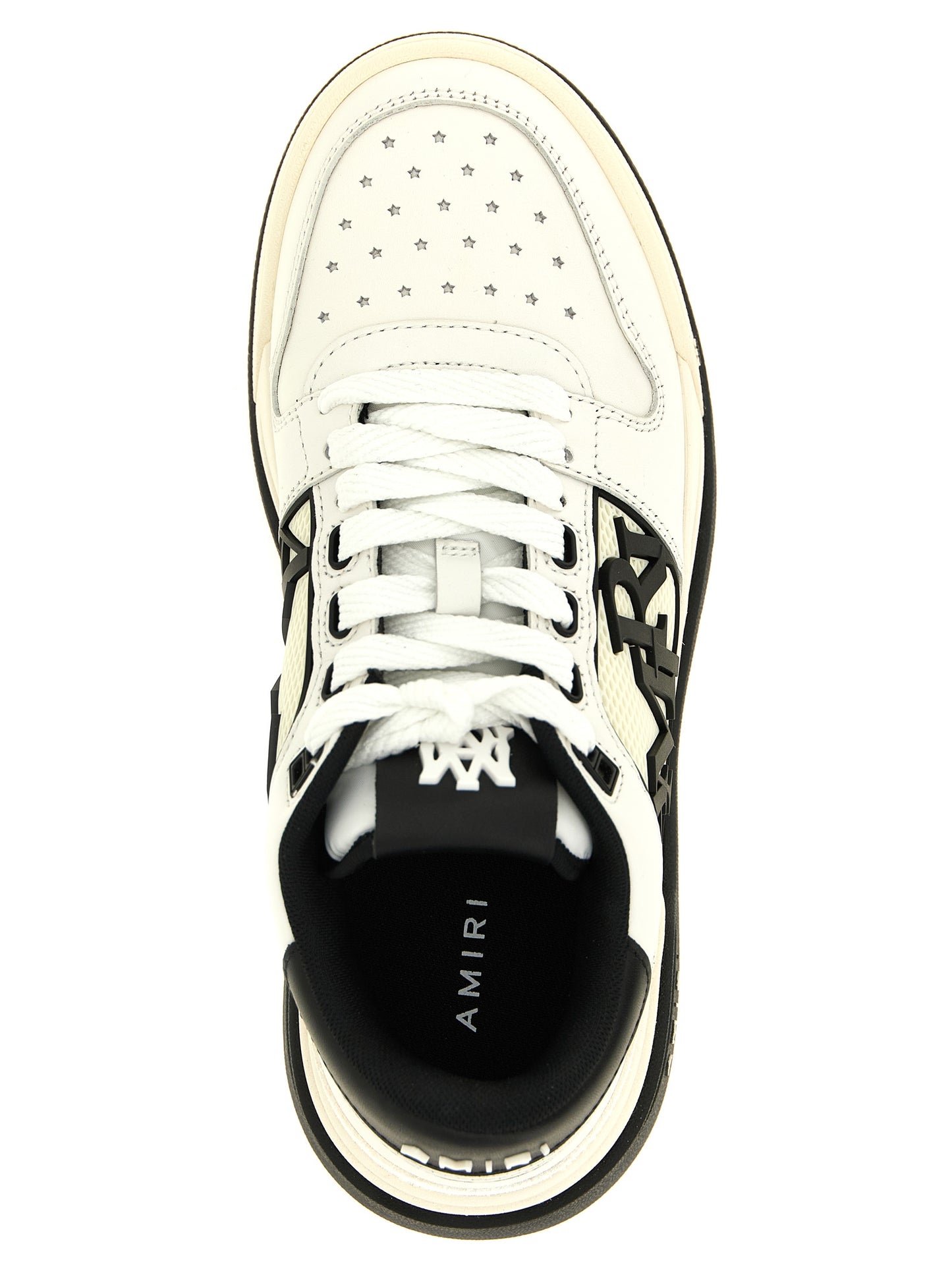 Amiri Bicolor Calfskin Athletic Sneakers