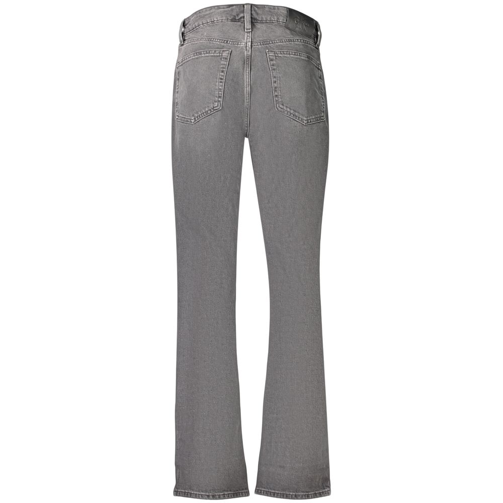 Calvin Klein Black Cotton Womens Jeans