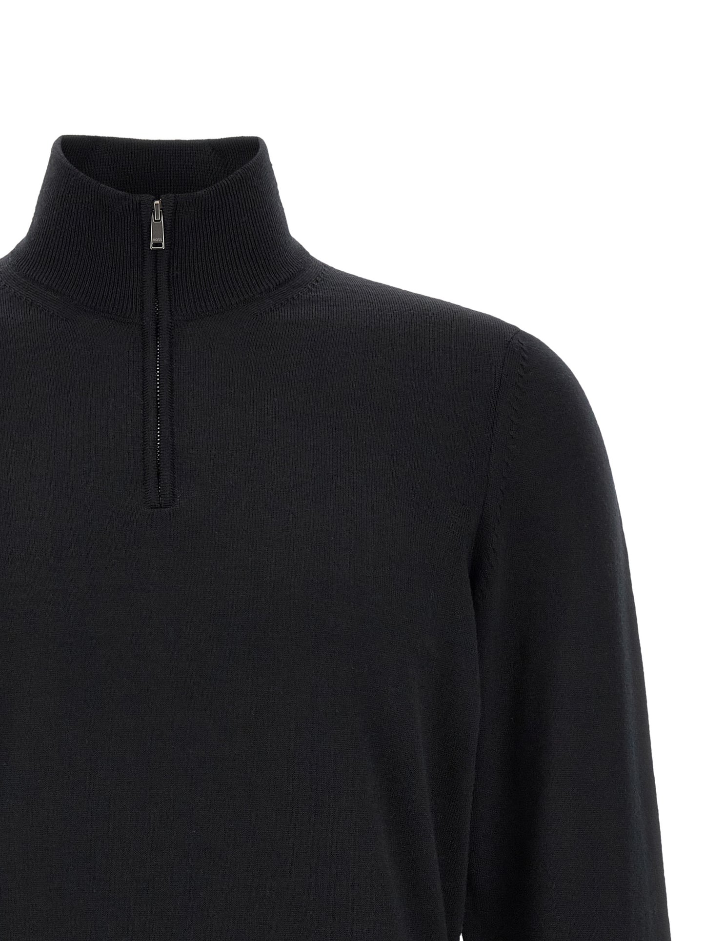 Hugo Boss Black Virgin Wool Cardigan