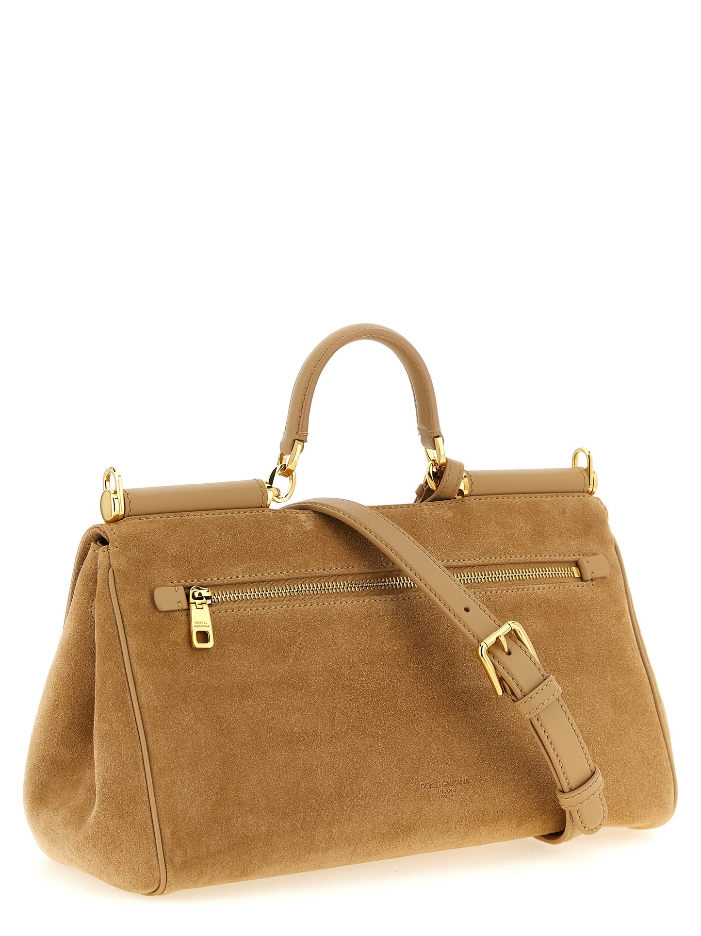 Dolce & Gabbana Beige Calfskin Handbag