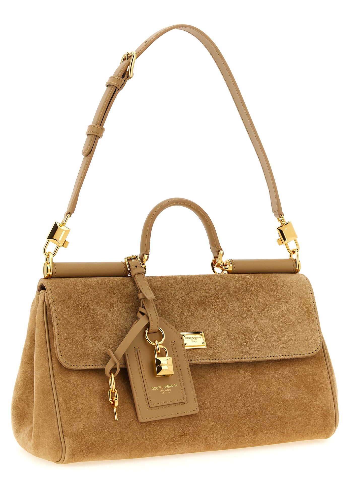 Dolce & Gabbana Beige Calfskin Handbag