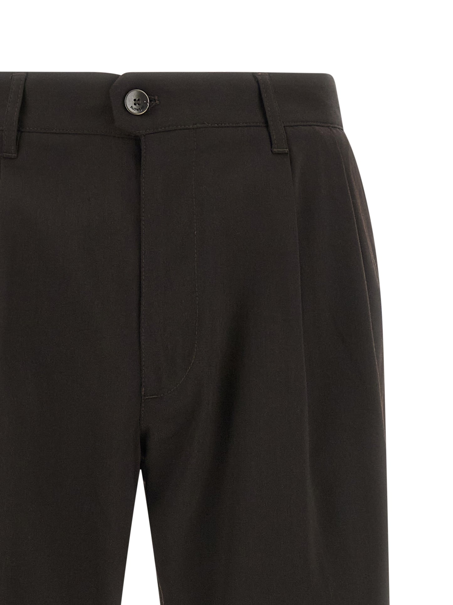 Incotex Brown Polyester Dress Pants