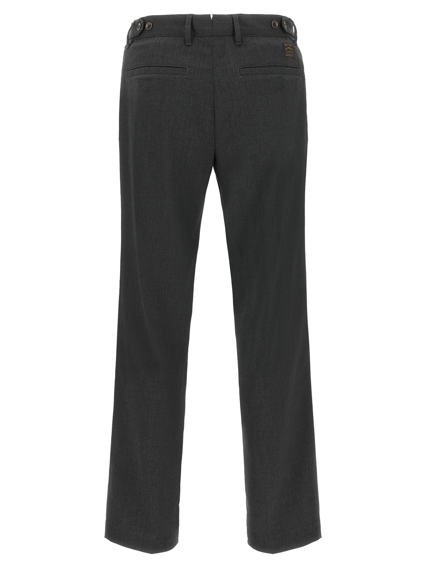 Incotex Gray Polyester Dress Pants