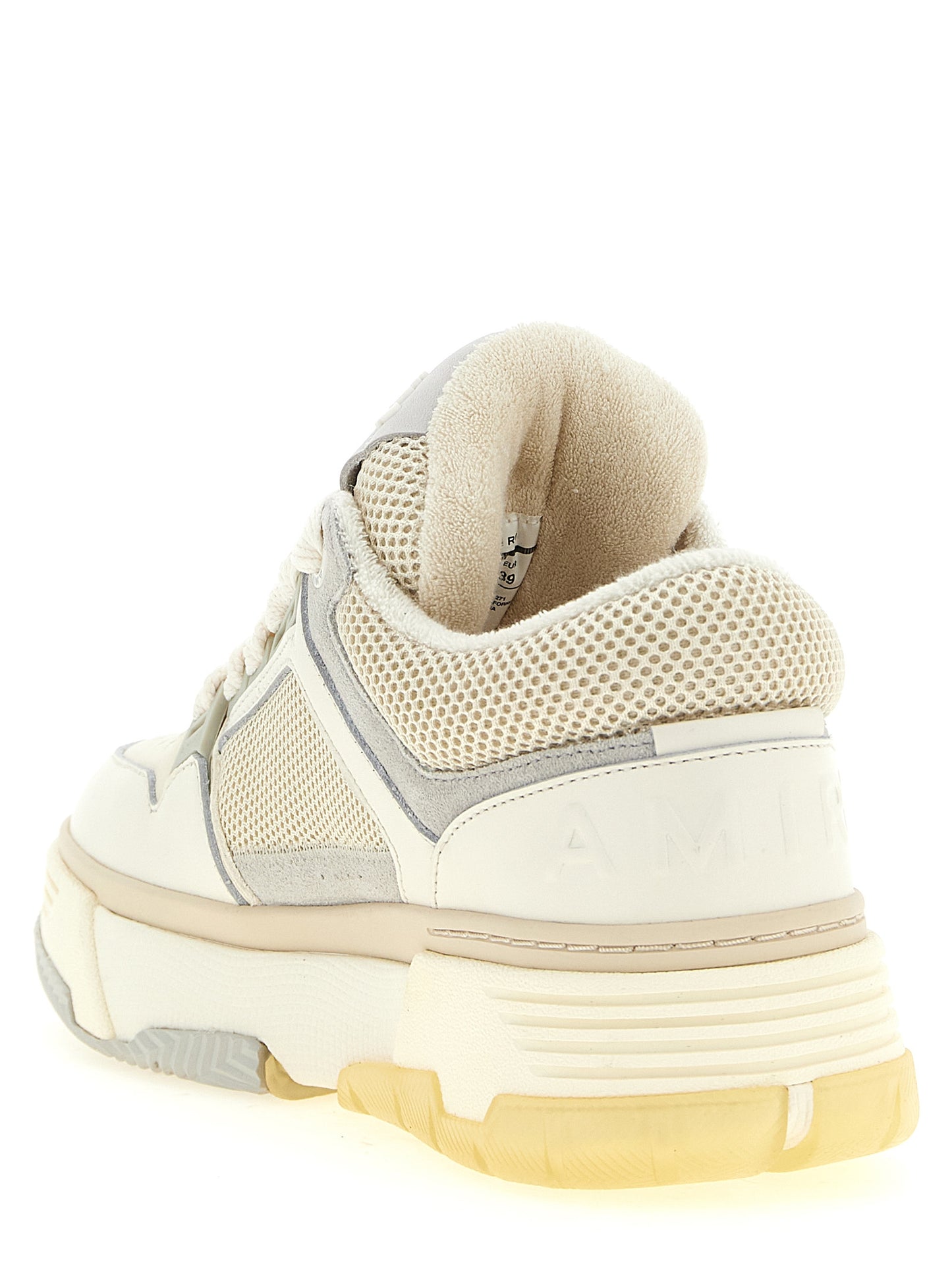 Amiri White Calfskin Chunky Sneakers