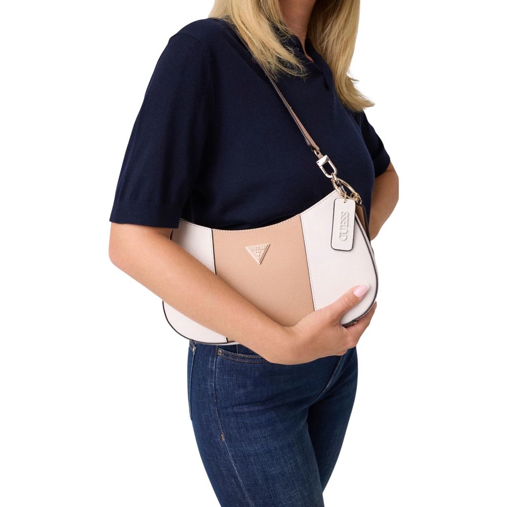 Guess Beige Polyethylene Handbag