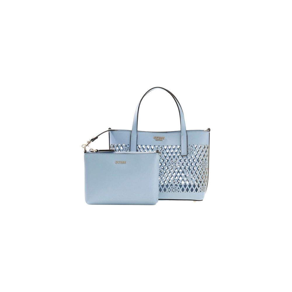 Guess Blue Polyethylene Handbag