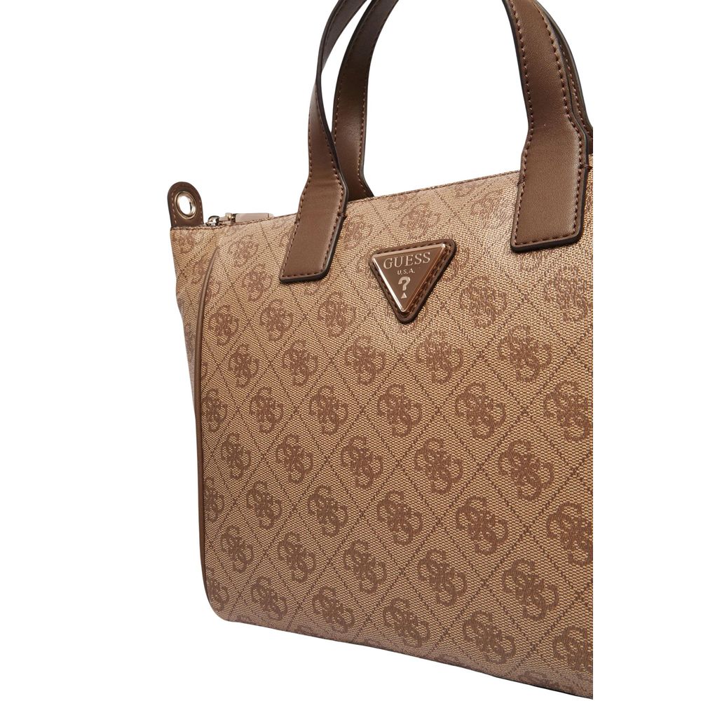 Guess White Polyethylene Handbag