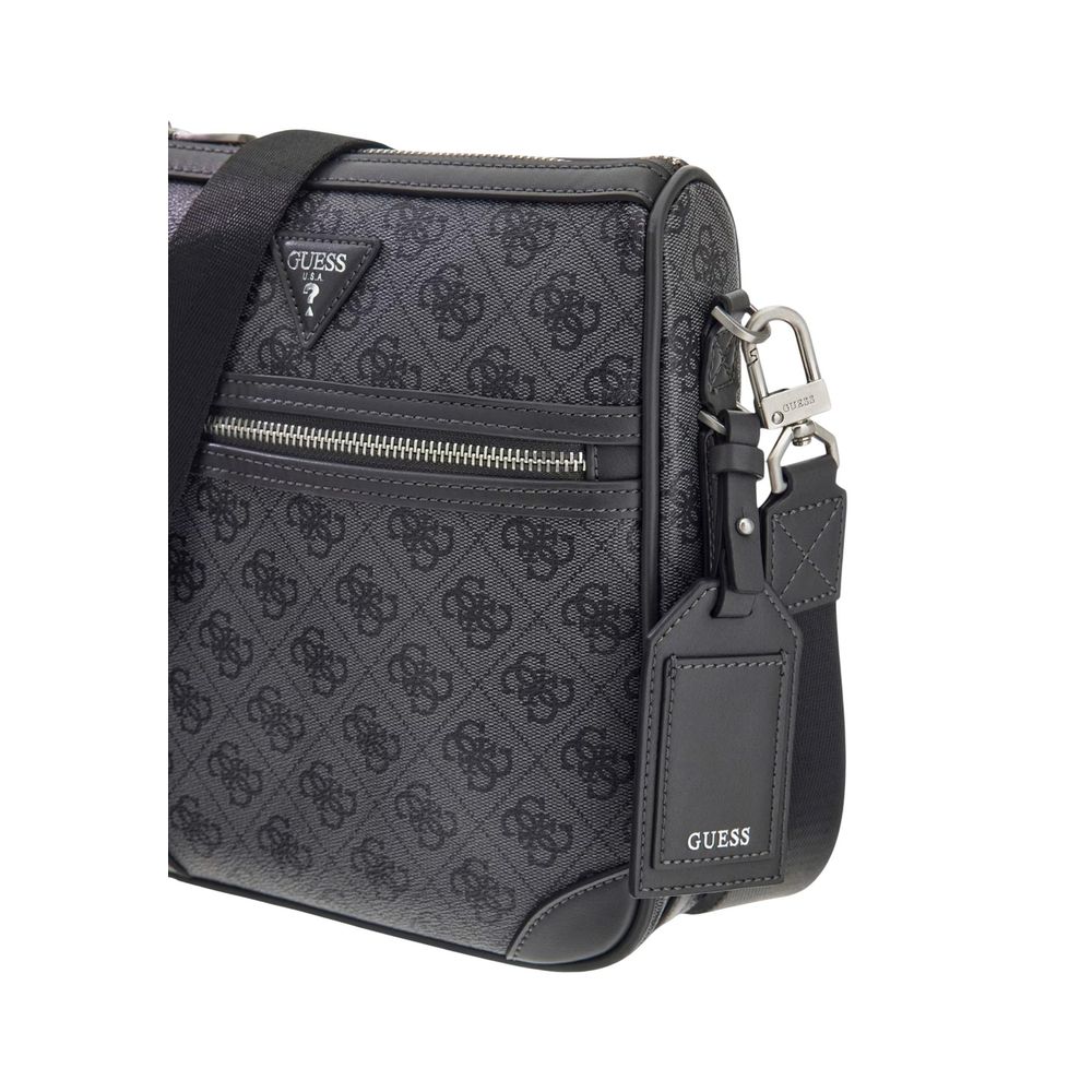 Guess Gray Polyethylene Messenger Bag