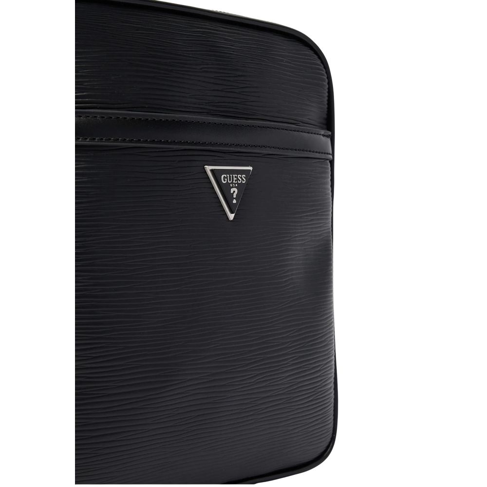 Guess Black Polyethylene Messenger Bag