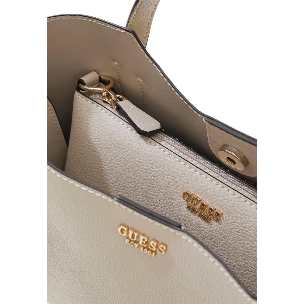Guess Beige Polyethylene Handbag