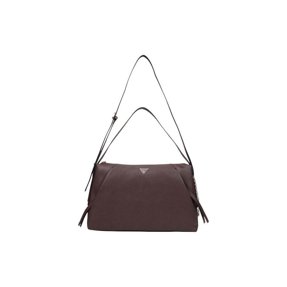 Guess Brown Polyethylene Handbag