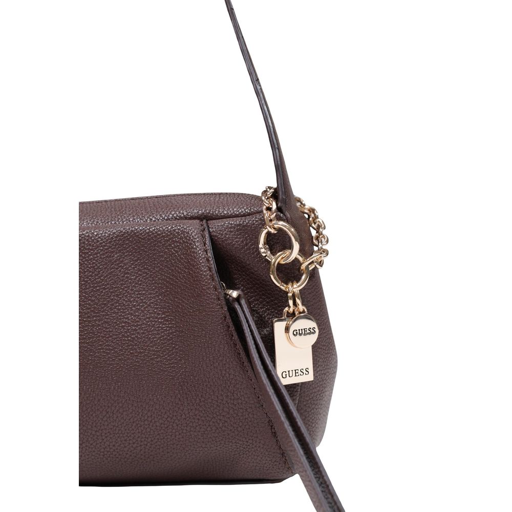 Guess Brown Polyethylene Handbag
