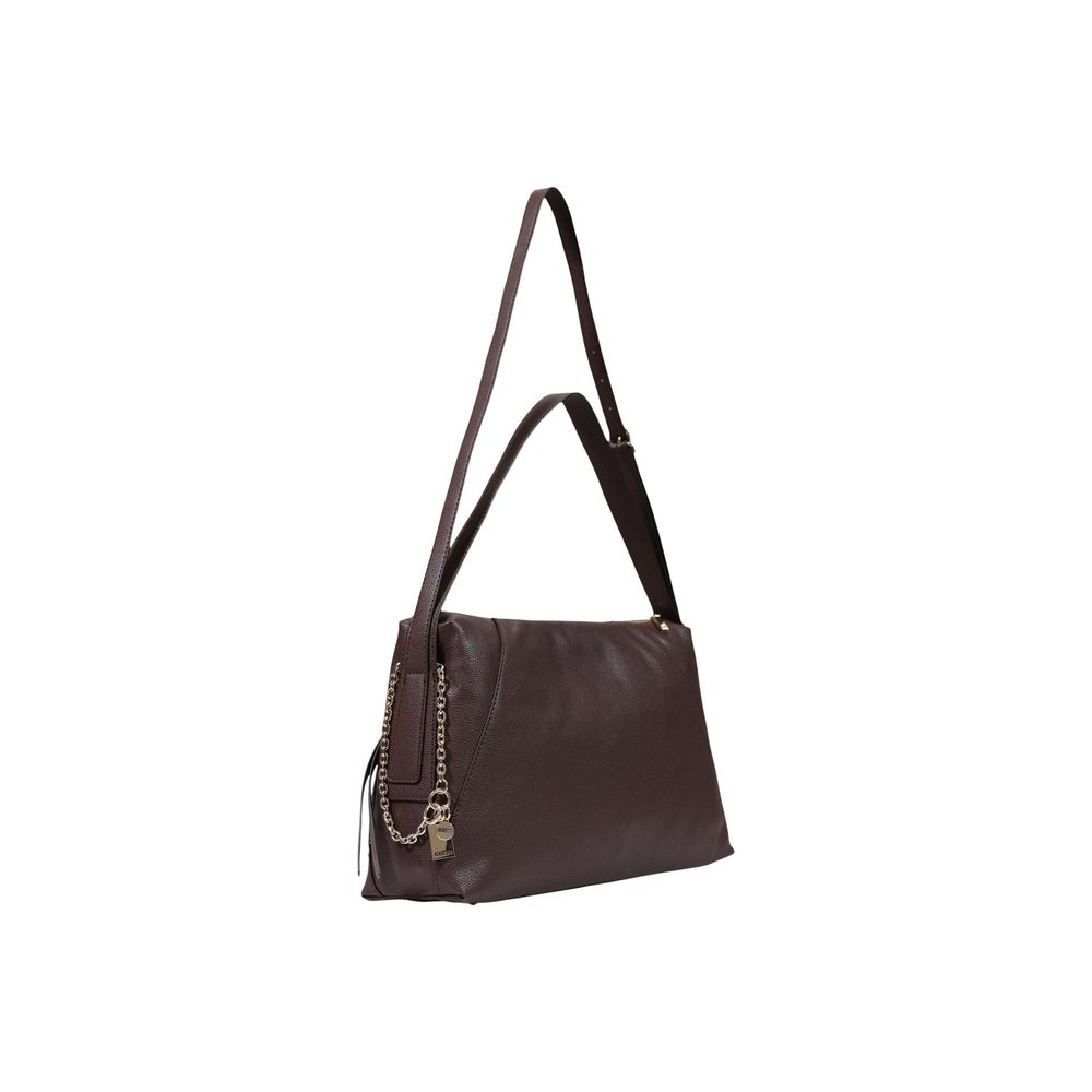 Guess Brown Polyethylene Handbag