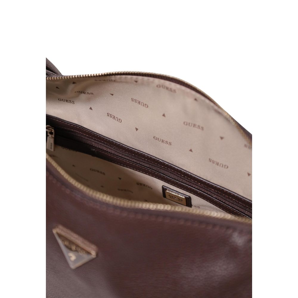 Guess Brown Polyethylene Handbag