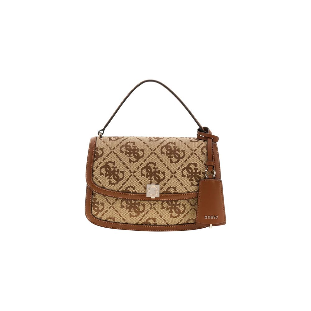 Guess White Polyester Handbag