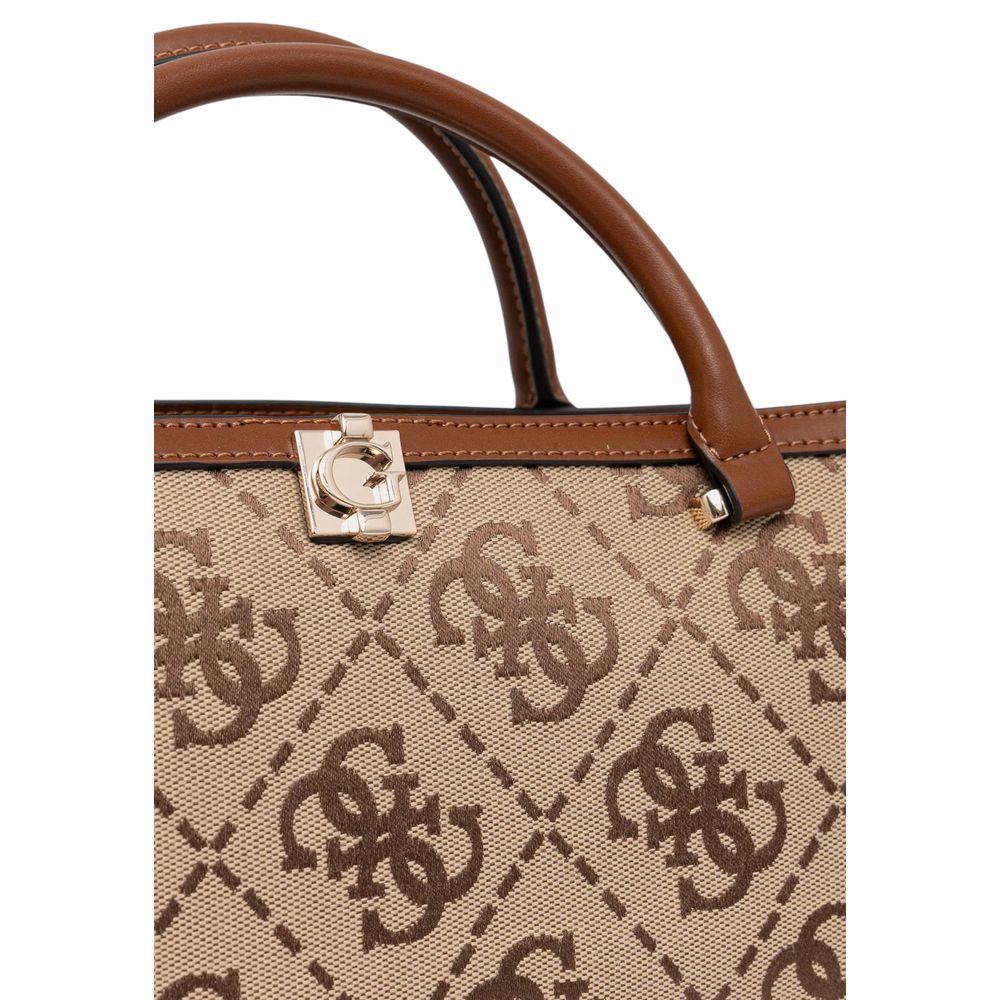 Guess White Polyester Handbag