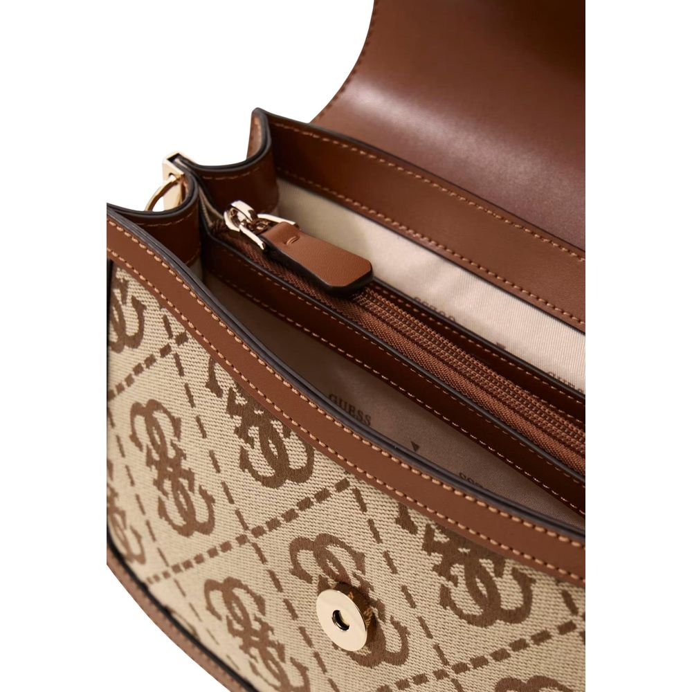 Guess White Polyester Handbag