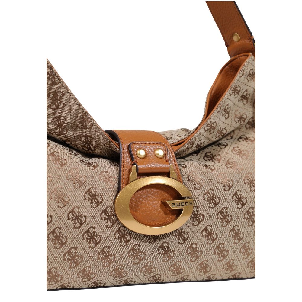 Guess Beige Polyester Handbag