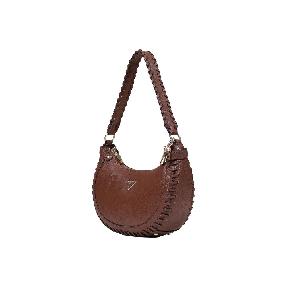 Guess Brown Polyethylene Handbag