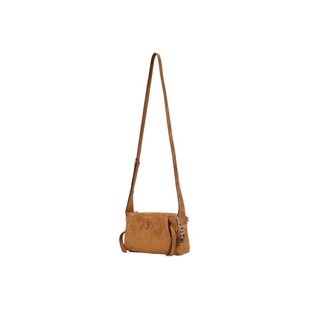 Guess Brown Polyester Handbag