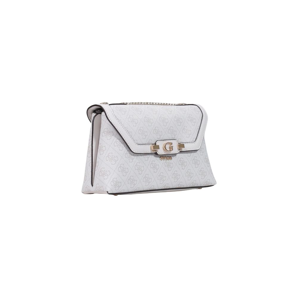 Guess White Polyethylene Handbag