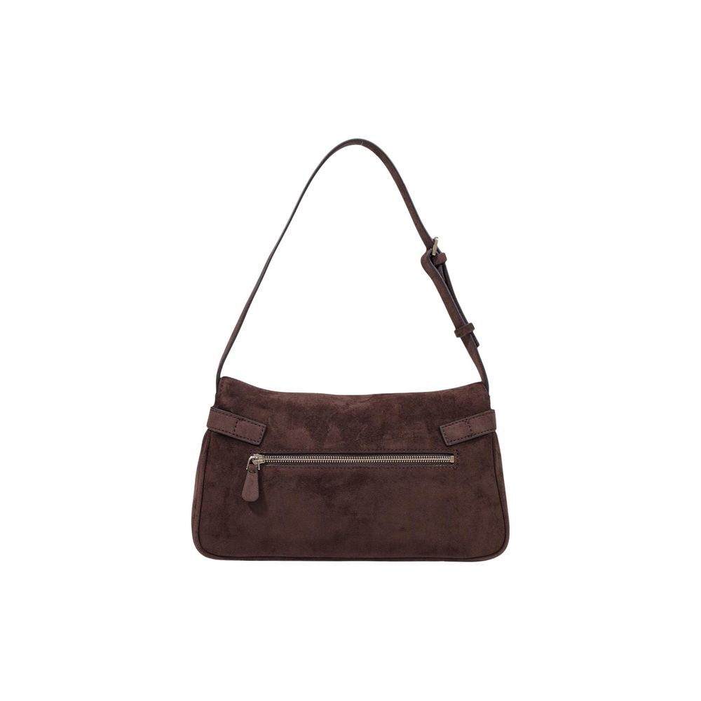 Guess Brown Polyester Handbag
