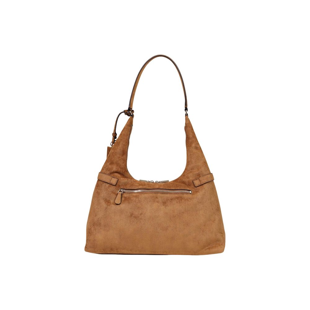 Guess Brown Polyester Handbag