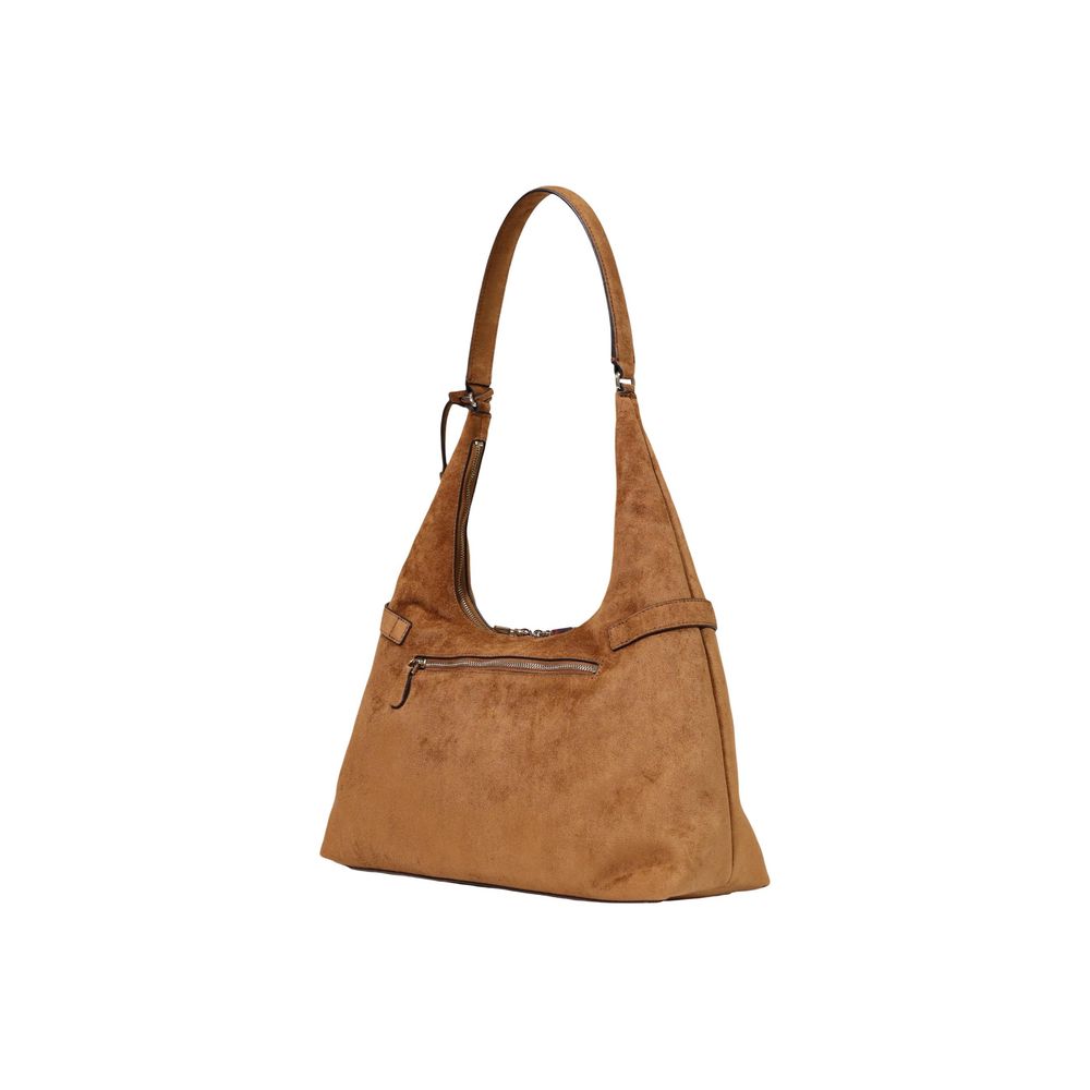Guess Brown Polyester Handbag