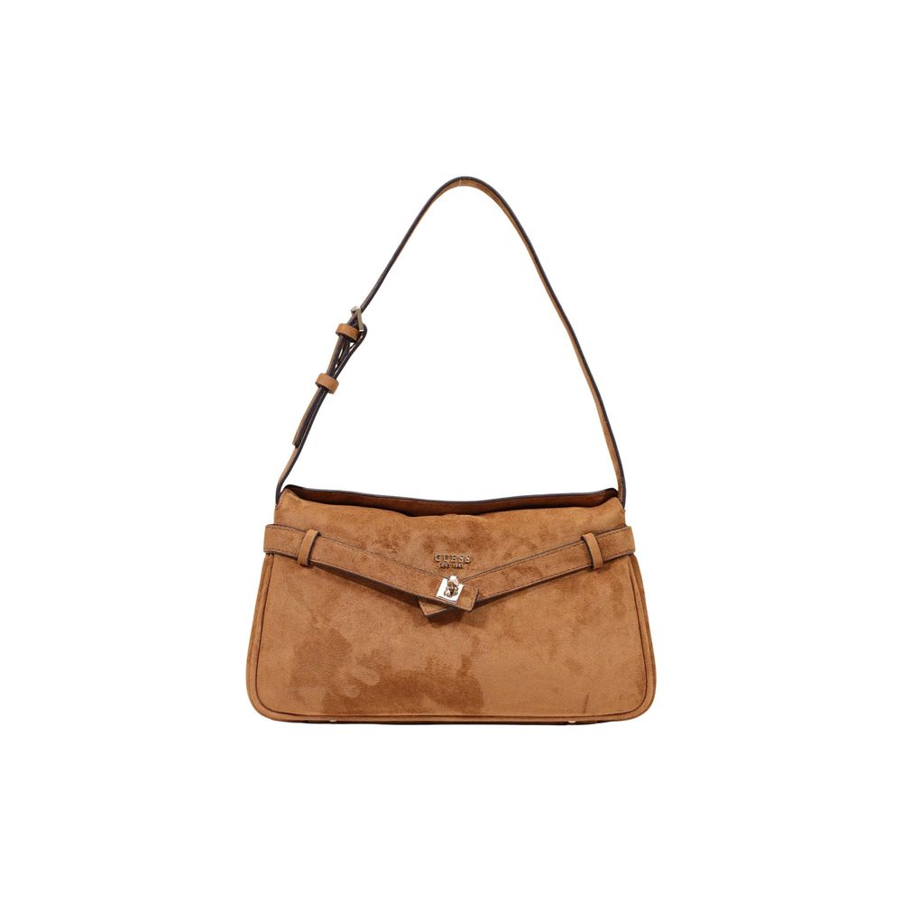 Guess Brown Polyester Handbag