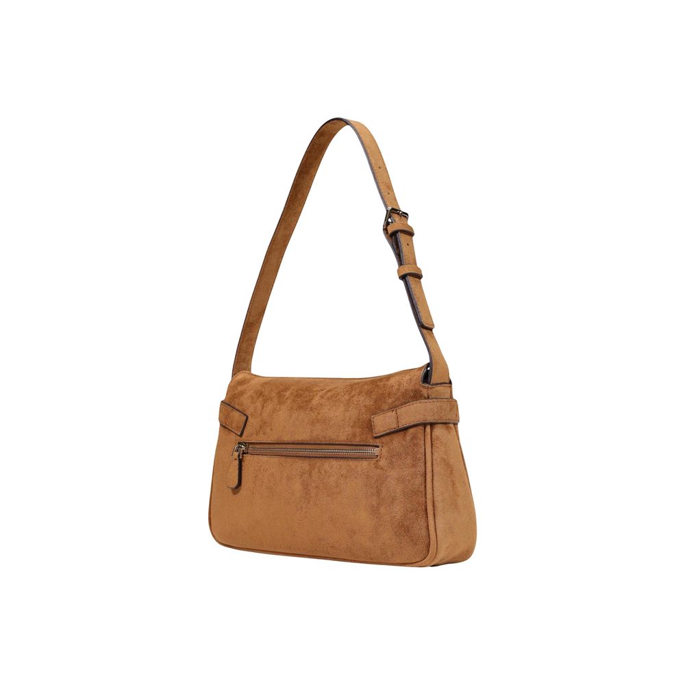 Guess Brown Polyester Handbag