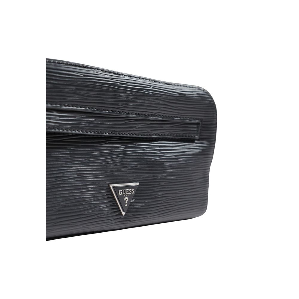 Guess Black Polyethylene Clutch Bag