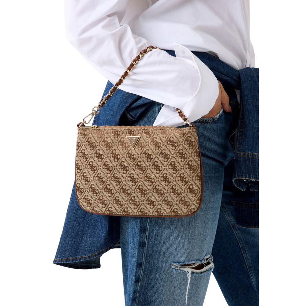 Guess White Polyester Handbag