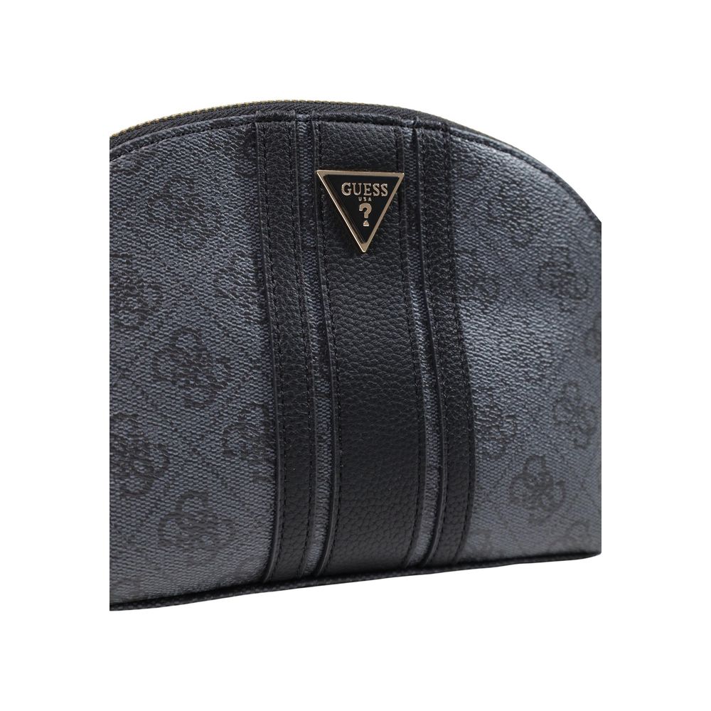 Guess Gray Polyethylene Clutch Bag