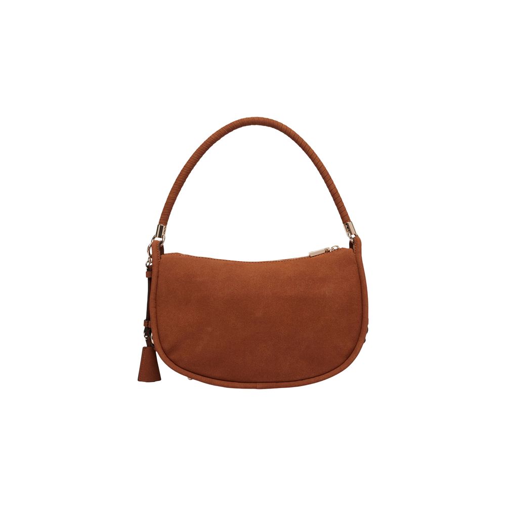 Guess Brown Suede Leather Handbag