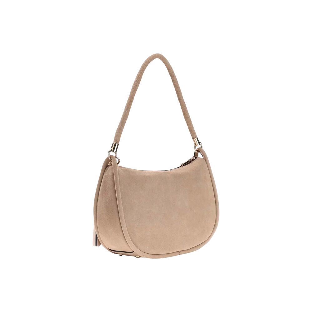 Guess Beige Suede Leather Handbag