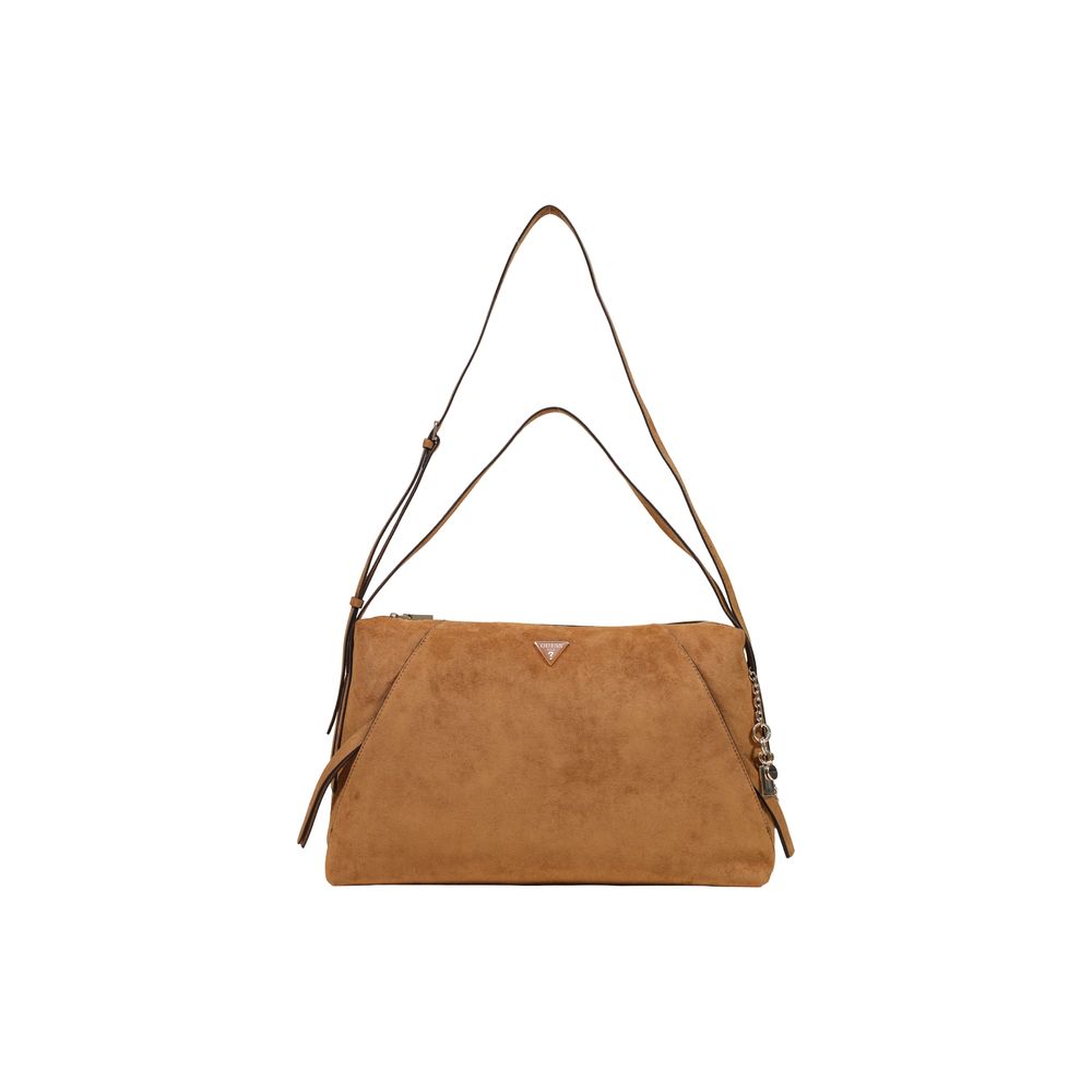 Guess Brown Polyester Handbag