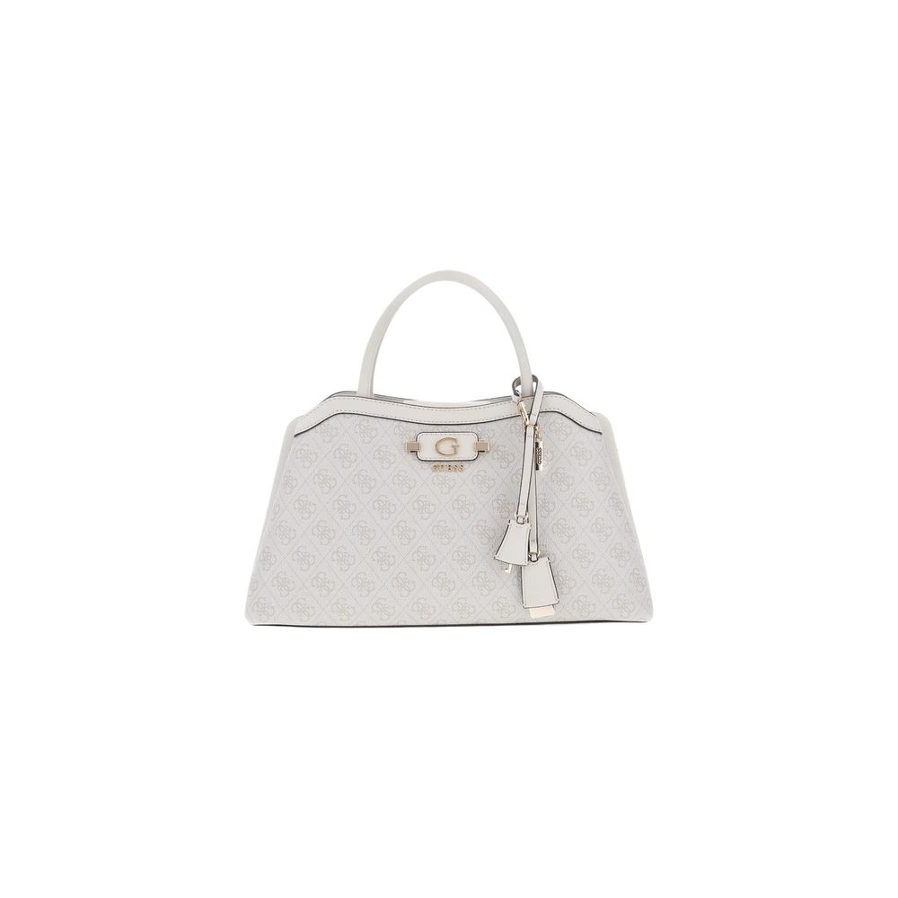 Guess White Polyethylene Handbag